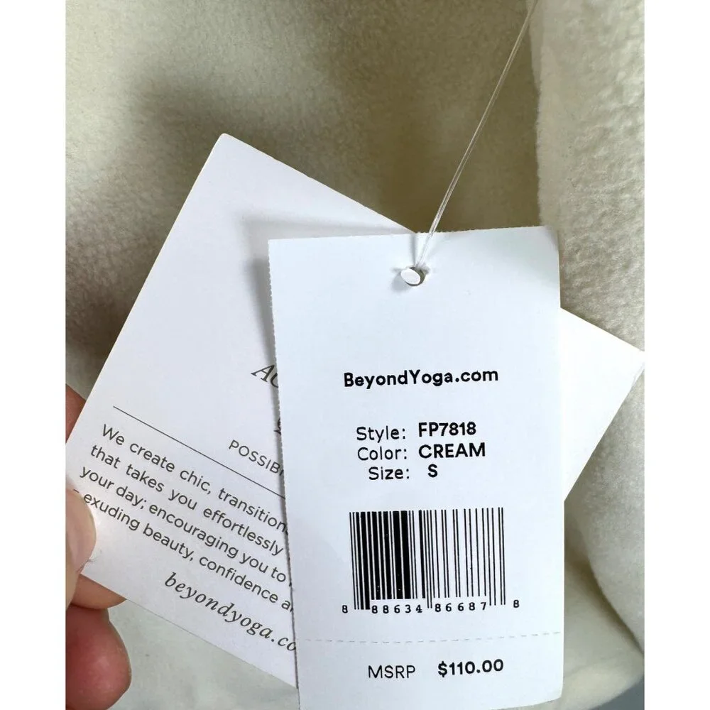 Beyond Yoga Women's New Terrain quarter zip‎ pullover sz S